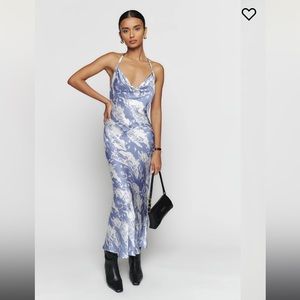 Reformation Torin silk dress